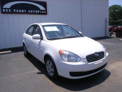 hyundai accent 2011 white sedan gls gasoline 4 cylinders front wheel drive automatic 75964