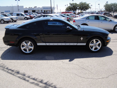 ford mustang 2008 black coupe gasoline 6 cylinders rear wheel drive standard 79936