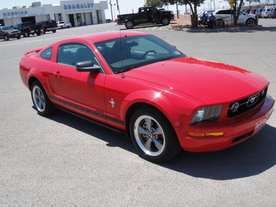 ford mustang 2006 red coupe gasoline 6 cylinders rear wheel drive automatic 79936