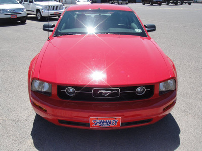 ford mustang 2006 red coupe gasoline 6 cylinders rear wheel drive automatic 79936