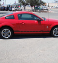 ford mustang 2006 red coupe gasoline 6 cylinders rear wheel drive automatic 79936