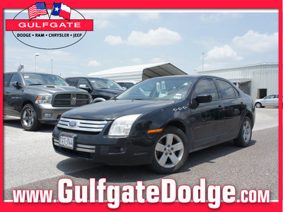 ford fusion 2007 black sedan v6 se gasoline 6 cylinders front wheel drive automatic 77017