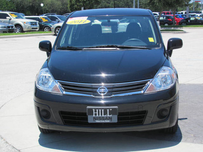 nissan versa 2011 black hatchback gasoline 4 cylinders front wheel drive automatic 33884