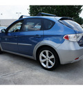 subaru impreza 2008 blue wagon outback sp gasoline 4 cylinders all whee drive shiftable automatic 77099