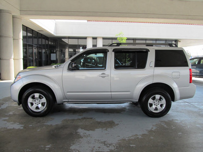 nissan pathfinder 2008 silver suv s gasoline 6 cylinders rear wheel drive automatic with overdrive 77477