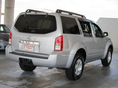 nissan pathfinder 2008 silver suv s gasoline 6 cylinders rear wheel drive automatic with overdrive 77477