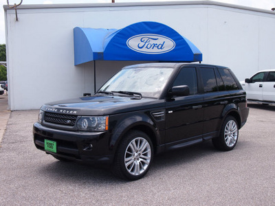 land rover range rover sport 2010 black suv hse gasoline 8 cylinders 4 wheel drive shiftable automatic 77531