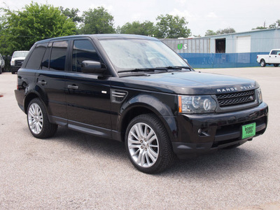 land rover range rover sport 2010 black suv hse gasoline 8 cylinders 4 wheel drive shiftable automatic 77531