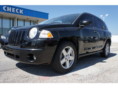 jeep compass 2007 black suv sport gasoline 4 cylinders 4 wheel drive automatic 77087