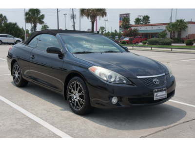 toyota camry solara 2004 black gasoline 6 cylinders front wheel drive 5 speed automatic 77373