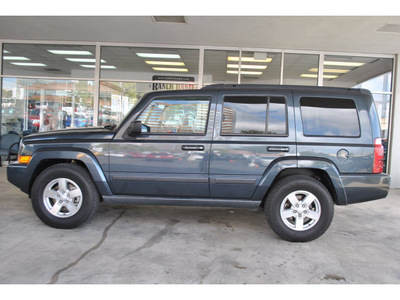 jeep commander 2007 blue suv sport gasoline 6 cylinders 4 wheel drive automatic 78216