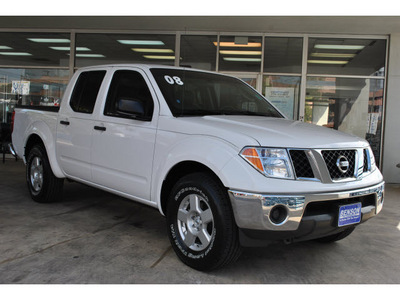 nissan frontier 2008 white se v6 gasoline 6 cylinders 2 wheel drive automatic with overdrive 78216