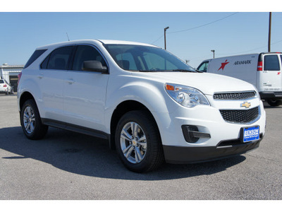 chevrolet equinox 2012 white ls flex fuel 4 cylinders front wheel drive automatic 78216