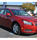 chevrolet cruze 2012 red sedan lt gasoline 4 cylinders front wheel drive automatic 78216