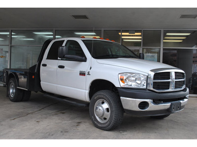 dodge ram pickup 3500 2009 white st diesel 6 cylinders 4 wheel drive automatic 78216