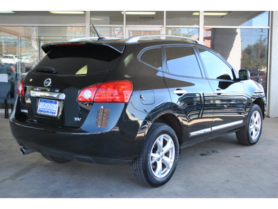 nissan rogue 2011 black sv gasoline 4 cylinders front wheel drive automatic 78216