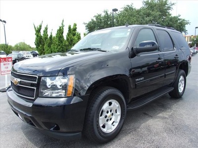 chevrolet tahoe 2011 black suv ls flex fuel 8 cylinders 2 wheel drive automatic 77074