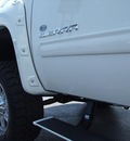 gmc sierra 1500 2011 white pickup truck slt flex fuel 8 cylinders 4 wheel drive automatic 77074