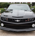 chevrolet camaro 2010 black coupe ss gasoline 8 cylinders rear wheel drive 6 speed manual 77074