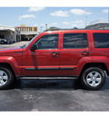 jeep liberty 2009 red suv sport gasoline 6 cylinders 2 wheel drive automatic 77074