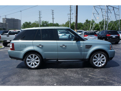 land rover range rover sport 2009 green suv supercharged gasoline 8 cylinders 4 wheel drive shiftable automatic 77074