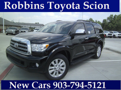 toyota sequoia 2012 black suv platinum flex fuel 8 cylinders 4 wheel drive automatic 75569