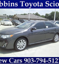 toyota camry 2012 gray sedan xle gasoline 4 cylinders front wheel drive automatic 75569
