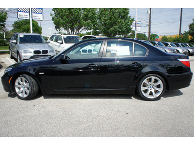 bmw 5 series 2010 black sedan 535i gasoline 6 cylinders rear wheel drive automatic 78729