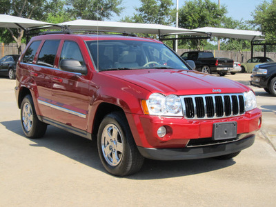 jeep grand cherokee 2006 red suv limited gasoline 8 cylinders rear wheel drive autostick 77074