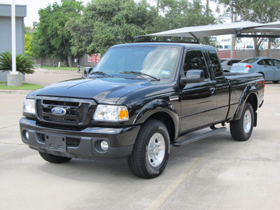ford ranger 2011 black sport gasoline 6 cylinders 2 wheel drive automatic with overdrive 77074