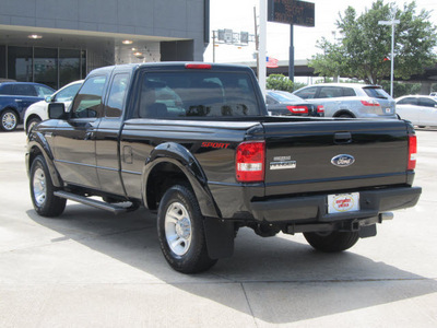 ford ranger 2011 black sport gasoline 6 cylinders 2 wheel drive automatic with overdrive 77074