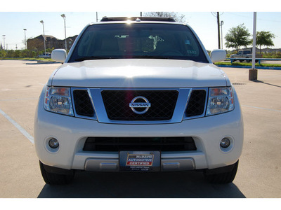 nissan pathfinder 2008 white suv le gasoline 6 cylinders rear wheel drive automatic 77034