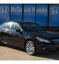 honda accord 2012 black sedan ex l v6 gasoline 6 cylinders front wheel drive automatic with overdrive 77034