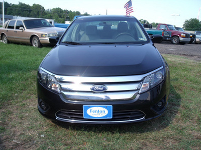 ford fusion 2010 black sedan se gasoline 4 cylinders front wheel drive automatic 75606