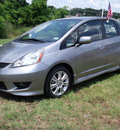 honda fit 2010 gray hatchback sport gasoline 4 cylinders front wheel drive automatic 75606