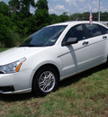 ford focus 2010 white sedan se gasoline 4 cylinders front wheel drive automatic 75606