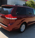 toyota sienna 2012 dk  red van xle 7 passenger auto access se gasoline 6 cylinders front wheel drive 6 speed automatic 76053