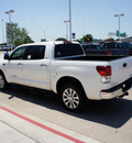 toyota tundra 2012 white limited flex fuel 8 cylinders 4 wheel drive 6 speed automatic 76053