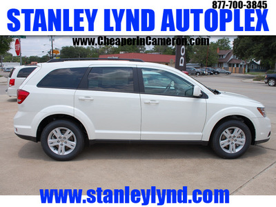 dodge journey 2012 white suv sxt gasoline 4 cylinders front wheel drive shiftable automatic 76520