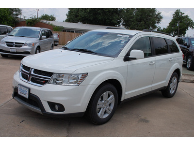 dodge journey 2012 white suv sxt gasoline 4 cylinders front wheel drive shiftable automatic 76520