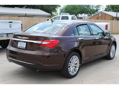 chrysler 200 2012 dk  brown sedan limited gasoline 4 cylinders front wheel drive shiftable automatic 76520