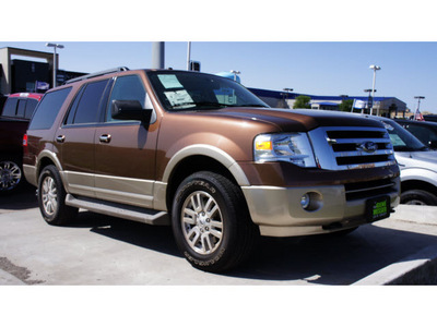 ford expedition 2011 brown suv xlt flex fuel 8 cylinders 4 wheel drive automatic 79407