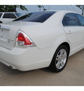 ford fusion 2008 white sedan sel gasoline 6 cylinders front wheel drive automatic with overdrive 77539
