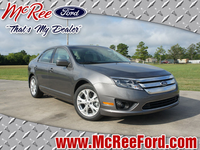 ford fusion 2012 gray sedan se gasoline 4 cylinders front wheel drive automatic 77539