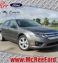 ford fusion 2012 gray sedan se gasoline 4 cylinders front wheel drive automatic 77539