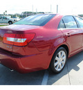 lincoln mkz 2009 red sedan gasoline 6 cylinders front wheel drive automatic with overdrive 77539