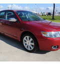 lincoln mkz 2009 red sedan gasoline 6 cylinders front wheel drive automatic with overdrive 77539