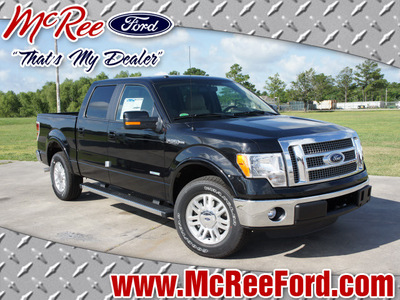 ford f 150 2012 black lariat gasoline 6 cylinders 2 wheel drive automatic 77539