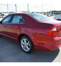 ford fusion 2012 red sedan se gasoline 4 cylinders front wheel drive automatic 77539