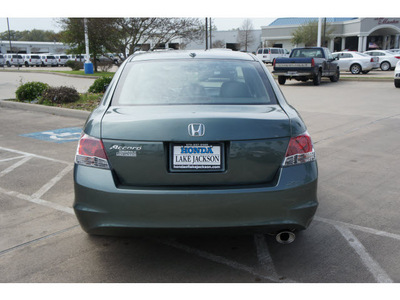 honda accord 2009 lt  green sedan ex l w navi gasoline 4 cylinders front wheel drive automatic with overdrive 77566